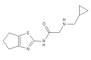 2-(cyclopropylmethylamino)-N-(5,6-dihydro-4H-cyclopenta[d]thiazol-2-yl)acetamide