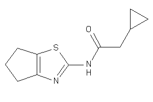 2-cyclopropyl-N-(5,6-dihydro-4H-cyclopenta[d]thiazol-2-yl)acetamide
