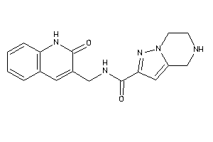 N-[(2-keto-1H-quinolin-3-yl)methyl]-4,5,6,7-tetrahydropyrazolo[1,5-a]pyrazine-2-carboxamide