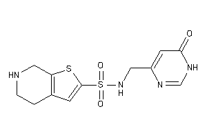 N-[(6-keto-1H-pyrimidin-4-yl)methyl]-4,5,6,7-tetrahydrothieno[2,3-c]pyridine-2-sulfonamide