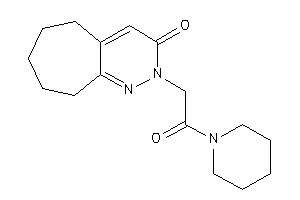 2-(2-keto-2-piperidino-ethyl)-6,7,8,9-tetrahydro-5H-cyclohepta[c]pyridazin-3-one