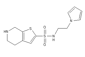 N-(2-pyrrol-1-ylethyl)-4,5,6,7-tetrahydrothieno[2,3-c]pyridine-2-sulfonamide