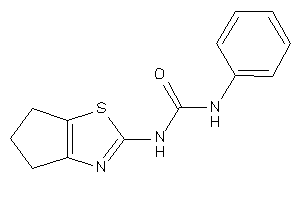 1-(5,6-dihydro-4H-cyclopenta[d]thiazol-2-yl)-3-phenyl-urea