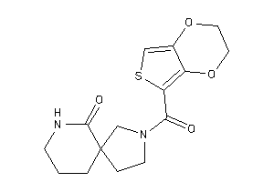 2-(2,3-dihydrothieno[3,4-b][1,4]dioxine-5-carbonyl)-2,9-diazaspiro[4.5]decan-10-one