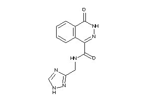 4-keto-N-(1H-1,2,4-triazol-3-ylmethyl)-3H-phthalazine-1-carboxamide