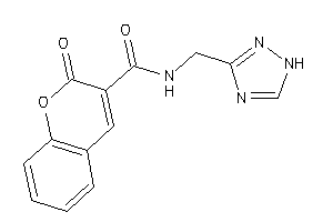 2-keto-N-(1H-1,2,4-triazol-3-ylmethyl)chromene-3-carboxamide