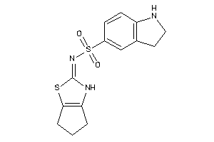N-(3,4,5,6-tetrahydrocyclopenta[d]thiazol-2-ylidene)indoline-5-sulfonamide