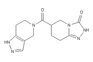 Image of 6-(1,4,6,7-tetrahydropyrazolo[4,3-c]pyridine-5-carbonyl)-5,6,7,8-tetrahydro-2H-[1,2,4]triazolo[4,3-a]pyridin-3-one