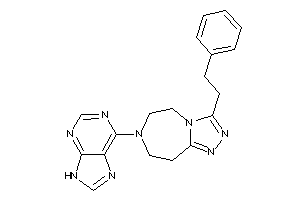 3-phenethyl-7-(9H-purin-6-yl)-5,6,8,9-tetrahydro-[1,2,4]triazolo[3,4-g][1,4]diazepine