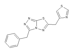 Image of 3-benzyl-6-(thiazol-4-ylmethyl)-[1,2,4]triazolo[3,4-b][1,3,4]thiadiazole