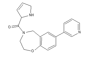 [7-(3-pyridyl)-3,5-dihydro-2H-1,4-benzoxazepin-4-yl]-(3-pyrrolin-2-yl)methanone