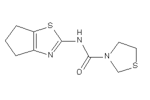 Image of N-(5,6-dihydro-4H-cyclopenta[d]thiazol-2-yl)thiazolidine-3-carboxamide