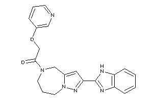 1-[2-(1H-benzimidazol-2-yl)-4,6,7,8-tetrahydropyrazolo[1,5-a][1,4]diazepin-5-yl]-2-(3-pyridyloxy)ethanone