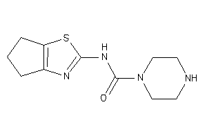 Image of N-(5,6-dihydro-4H-cyclopenta[d]thiazol-2-yl)piperazine-1-carboxamide