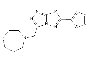 Image of 3-(azepan-1-ylmethyl)-6-(2-thienyl)-[1,2,4]triazolo[3,4-b][1,3,4]thiadiazole