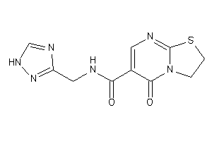 5-keto-N-(1H-1,2,4-triazol-3-ylmethyl)-2,3-dihydrothiazolo[3,2-a]pyrimidine-6-carboxamide