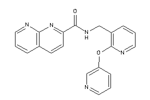 N-[[2-(3-pyridyloxy)-3-pyridyl]methyl]-1,8-naphthyridine-2-carboxamide