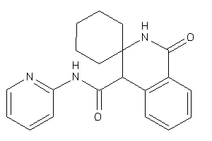 Image of 1-keto-N-(2-pyridyl)spiro[2,4-dihydroisoquinoline-3,1'-cyclohexane]-4-carboxamide