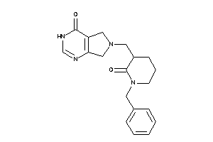 Image of 6-[(1-benzyl-2-keto-3-piperidyl)methyl]-5,7-dihydro-3H-pyrrolo[3,4-d]pyrimidin-4-one