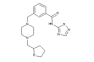 3-[[4-(tetrahydrofurfuryl)piperazino]methyl]-N-(1,2,4-thiadiazol-5-yl)benzamide