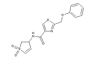 N-(1,1-diketo-2,3-dihydrothiophen-3-yl)-2-(phenoxymethyl)oxazole-4-carboxamide