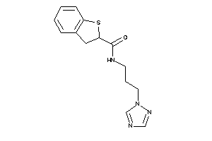 Image of N-[3-(1,2,4-triazol-1-yl)propyl]-2,3-dihydrobenzothiophene-2-carboxamide