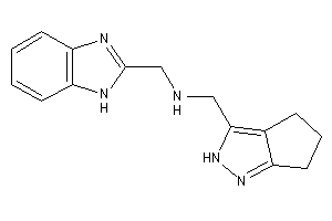 Image of 1H-benzimidazol-2-ylmethyl(2,4,5,6-tetrahydrocyclopenta[c]pyrazol-3-ylmethyl)amine