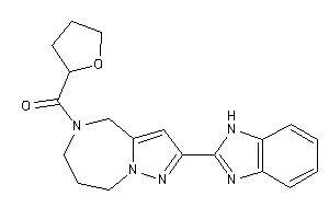 [2-(1H-benzimidazol-2-yl)-4,6,7,8-tetrahydropyrazolo[1,5-a][1,4]diazepin-5-yl]-(tetrahydrofuryl)methanone