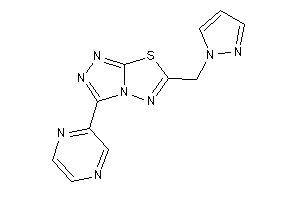 Image of 3-pyrazin-2-yl-6-(pyrazol-1-ylmethyl)-[1,2,4]triazolo[3,4-b][1,3,4]thiadiazole