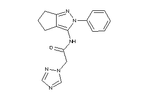N-(2-phenyl-5,6-dihydro-4H-cyclopenta[c]pyrazol-3-yl)-2-(1,2,4-triazol-1-yl)acetamide