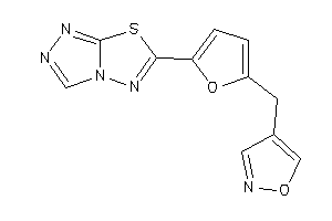 4-[[5-([1,2,4]triazolo[3,4-b][1,3,4]thiadiazol-6-yl)-2-furyl]methyl]isoxazole