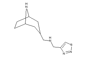 8-azabicyclo[3.2.1]octan-3-ylmethyl(thiadiazol-4-ylmethyl)amine