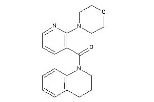 3,4-dihydro-2H-quinolin-1-yl-(2-morpholino-3-pyridyl)methanone