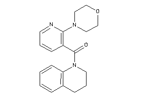 Image of 3,4-dihydro-2H-quinolin-1-yl-(2-morpholino-3-pyridyl)methanone