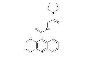 Image of N-(2-keto-2-pyrrolidino-ethyl)-1,2,3,4-tetrahydroacridine-9-carboxamide