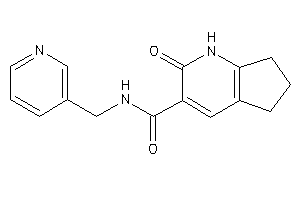 2-keto-N-(3-pyridylmethyl)-1,5,6,7-tetrahydro-1-pyrindine-3-carboxamide