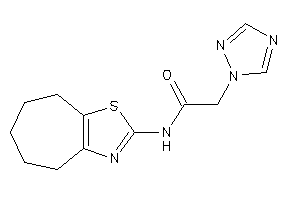 Image of N-(5,6,7,8-tetrahydro-4H-cyclohepta[d]thiazol-2-yl)-2-(1,2,4-triazol-1-yl)acetamide
