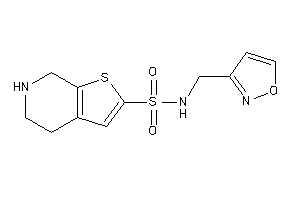 N-(isoxazol-3-ylmethyl)-4,5,6,7-tetrahydrothieno[2,3-c]pyridine-2-sulfonamide