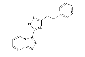 3-(3-phenethyl-1H-1,2,4-triazol-5-yl)-[1,2,4]triazolo[4,3-a]pyrimidine