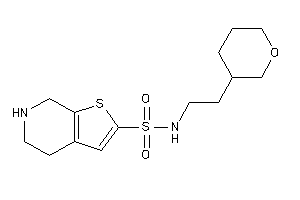 Image of N-(2-tetrahydropyran-3-ylethyl)-4,5,6,7-tetrahydrothieno[2,3-c]pyridine-2-sulfonamide