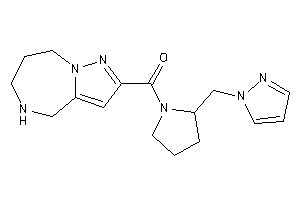[2-(pyrazol-1-ylmethyl)pyrrolidino]-(5,6,7,8-tetrahydro-4H-pyrazolo[1,5-a][1,4]diazepin-2-yl)methanone