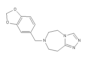 Image of 7-piperonyl-5,6,8,9-tetrahydro-[1,2,4]triazolo[3,4-g][1,4]diazepine