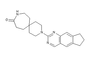 Image of 3-(7,8-dihydro-6H-cyclopenta[g]quinazolin-2-yl)-3,10-diazaspiro[5.6]dodecan-9-one