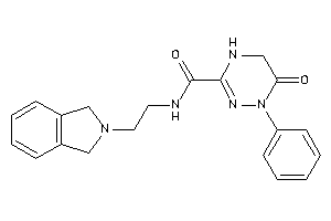 Image of N-(2-isoindolin-2-ylethyl)-6-keto-1-phenyl-4,5-dihydro-1,2,4-triazine-3-carboxamide