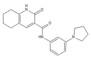 2-keto-N-(3-pyrrolidinophenyl)-5,6,7,8-tetrahydro-1H-quinoline-3-carboxamide