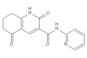 Image of 2,5-diketo-N-(2-pyridyl)-1,6,7,8-tetrahydroquinoline-3-carboxamide