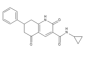 Image of N-cyclopropyl-2,5-diketo-7-phenyl-1,6,7,8-tetrahydroquinoline-3-carboxamide