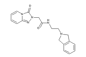 Image of N-(2-isoindolin-2-ylethyl)-2-(3-keto-[1,2,4]triazolo[4,3-a]pyridin-2-yl)acetamide