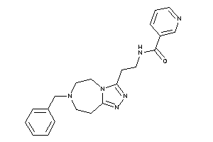 Image of N-[2-(7-benzyl-5,6,8,9-tetrahydro-[1,2,4]triazolo[3,4-g][1,4]diazepin-3-yl)ethyl]nicotinamide