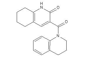 3-(3,4-dihydro-2H-quinoline-1-carbonyl)-5,6,7,8-tetrahydro-1H-quinolin-2-one